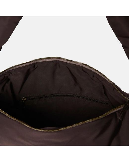 Studio Noos Puffy Crossbody Tas Brown in het Purple