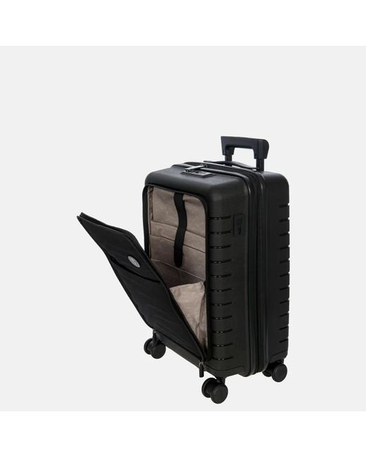 Bric's Ulisse Expandable Handbagage Koffer 55 Cm Nero in het Black