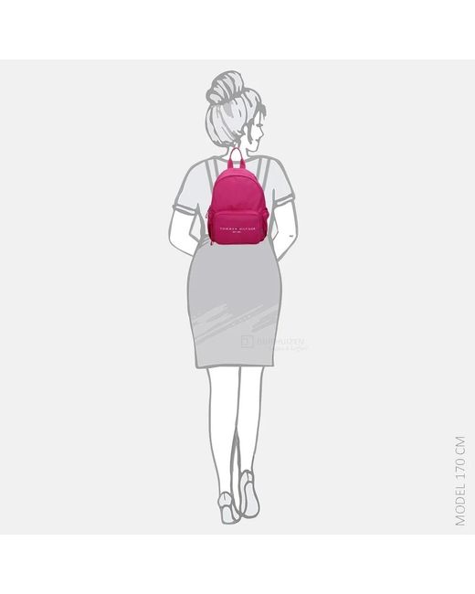 Tommy Hilfiger Established Rugzak Eccentric Magenta in het Pink