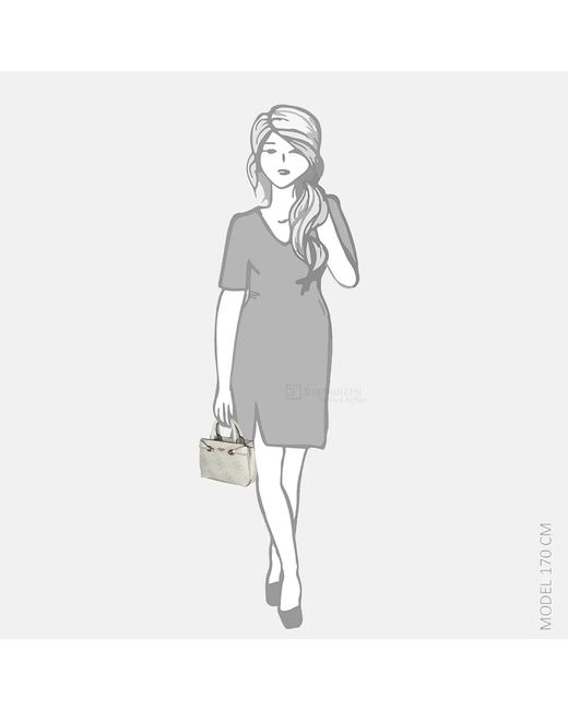 Guess Lorelei Handtas Mini Bone Logo in het Natural