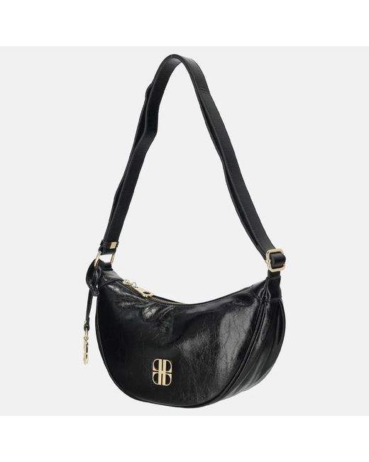 Laurent David Crossbody Tas Lak S Black