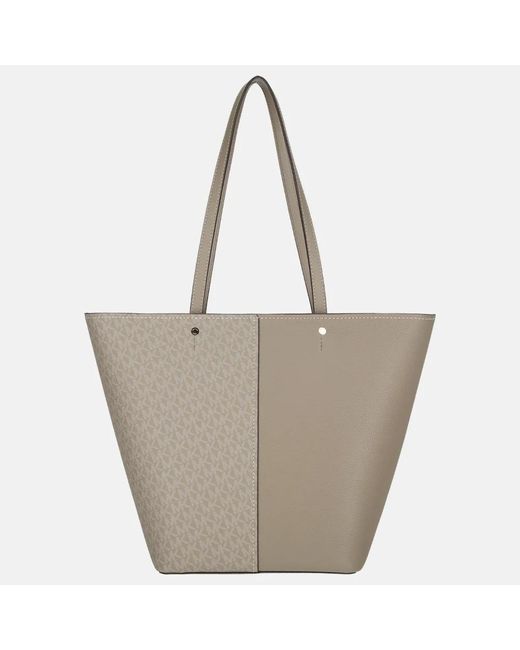 Michael Kors Flora Shopper L Birch in het Brown