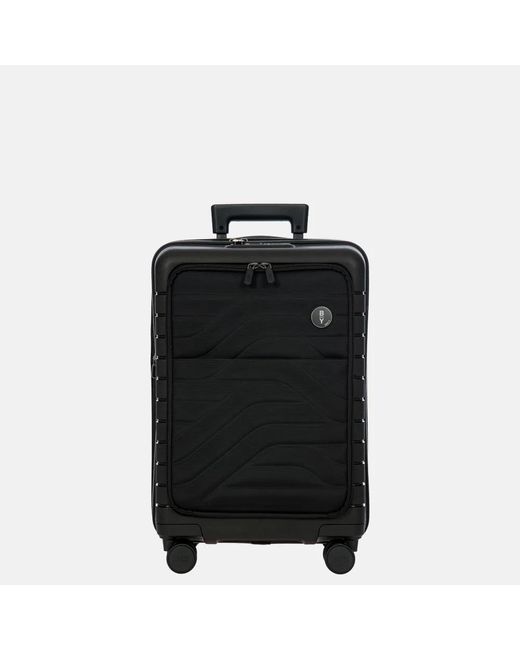 Bric's Ulisse Expandable Handbagage Koffer 55 Cm Nero in het Black