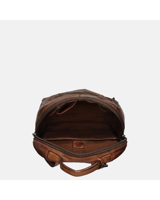 Pylos 59 Campo Washed Rugzak Brandy in het Brown