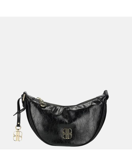 Laurent David Crossbody Tas Lak S Black