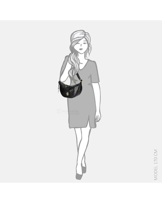 Laurent David Crossbody Tas Lak S Black