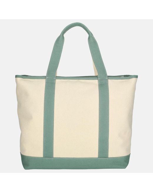 Tommy Hilfiger Canvas Tote Shopper Green