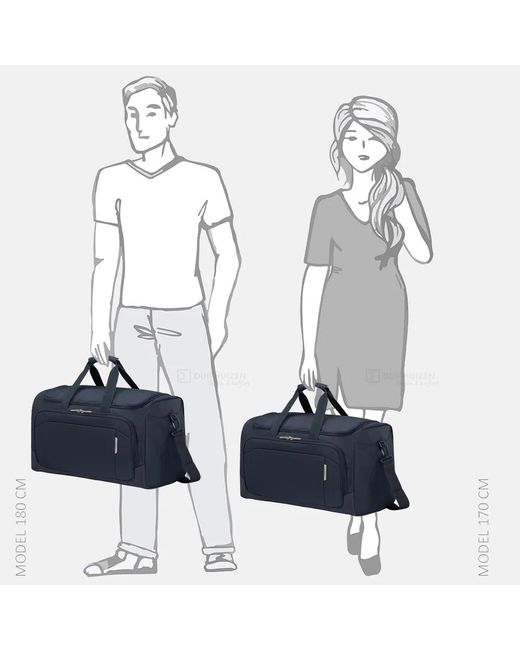 Samsonite Respark Duffle Weekendtas Twonighter 55 Cm Midnight Blue