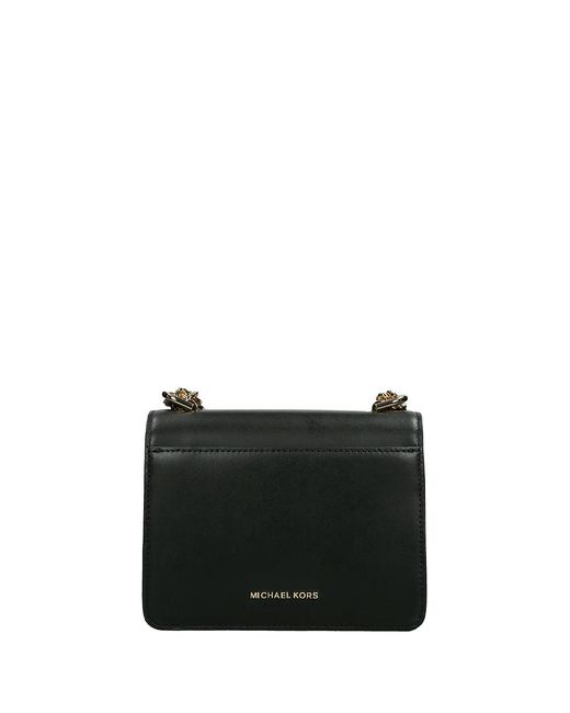 MICHAEL Michael Kors Jade Gusset Crossbody Tas Xs Black