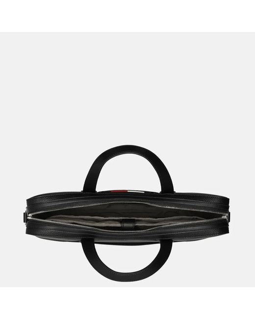 Tommy Hilfiger Central Slim Laptoptas 16 Inch Black voor heren