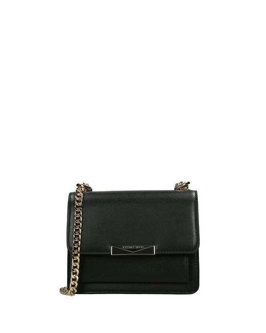 MICHAEL Michael Kors Jade Gusset Crossbody Tas Xs Black