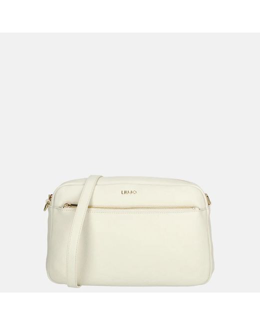Liu Jo Camera Case Crossbody Tas Cream in het Natural