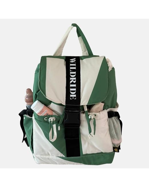 Wildride Mom Backpack Luiertas Green Graphic