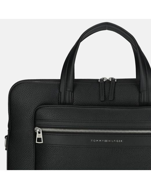 Tommy Hilfiger Central Laptoptas Bds Black voor heren