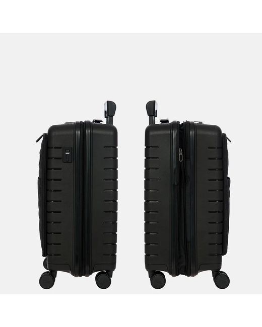 Bric's Ulisse Expandable Handbagage Koffer 55 Cm Nero in het Black