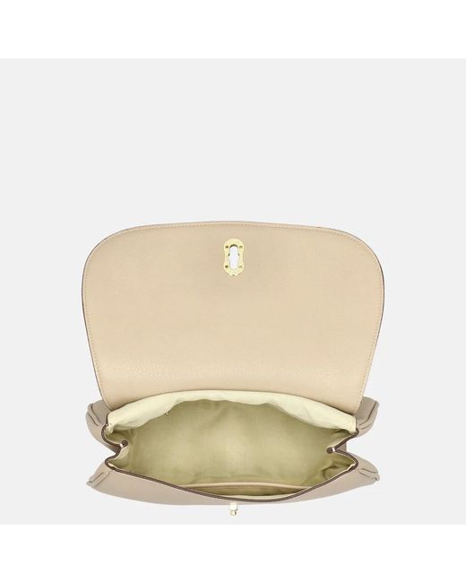 Laurent David Katty Crossbody Tas M Taupe in het Natural