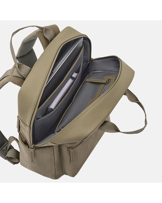 KAPTEN & SON Bergen Pro Corduroy Rugzak 15 Inch Khaki in het Natural
