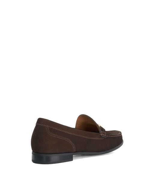 Dune Brown Glena Hardware-Detail Loafers