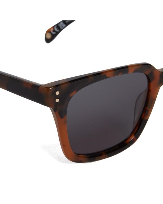 Dune Blue Olle Square Frame Sunglasses for men