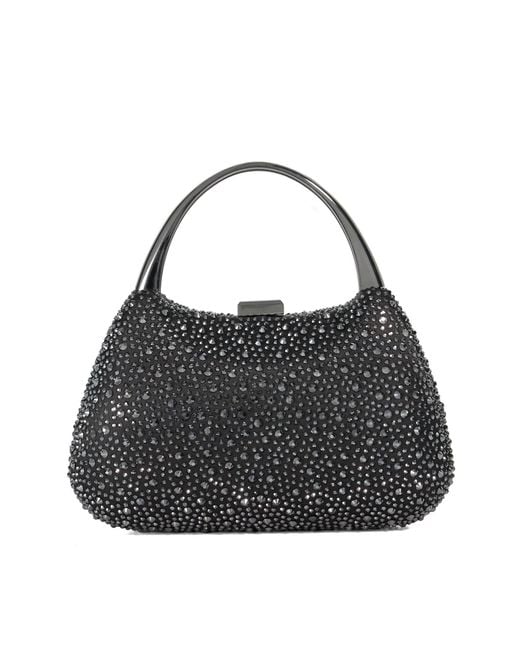 Dune Black Beamings Handle Embellished Bag