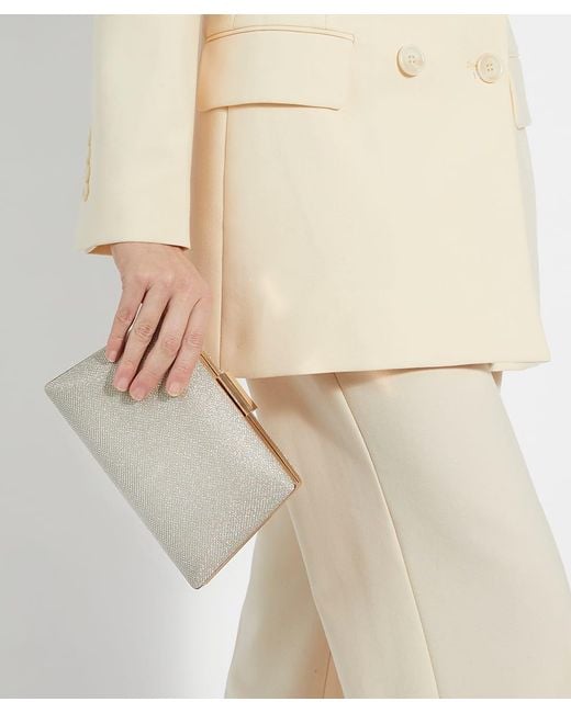 Dune Natural Bellaria Box Clutch Bag