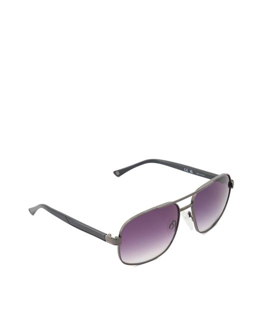 Dune Purple Oakes Rectangular Frame Sunglasses for men