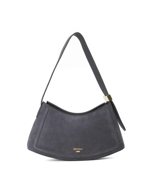 Dune Gray Dependent Sculptural Shoulder Bag