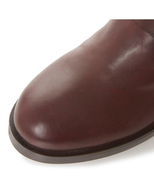 dune rosewood boots