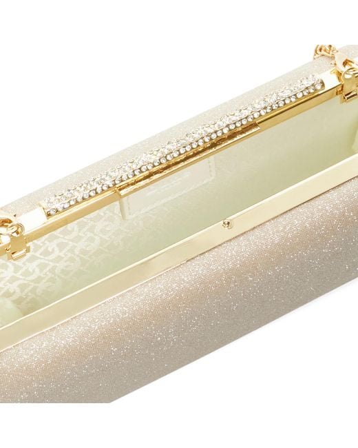 Dune Natural Body Structured Chain Strap Clutch Bag