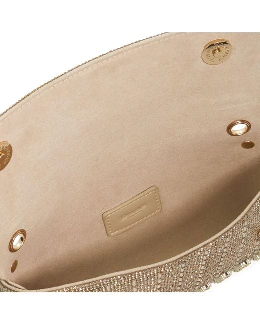 Dune Metallic Elabourate Embellished Envelope Shoulder Bag