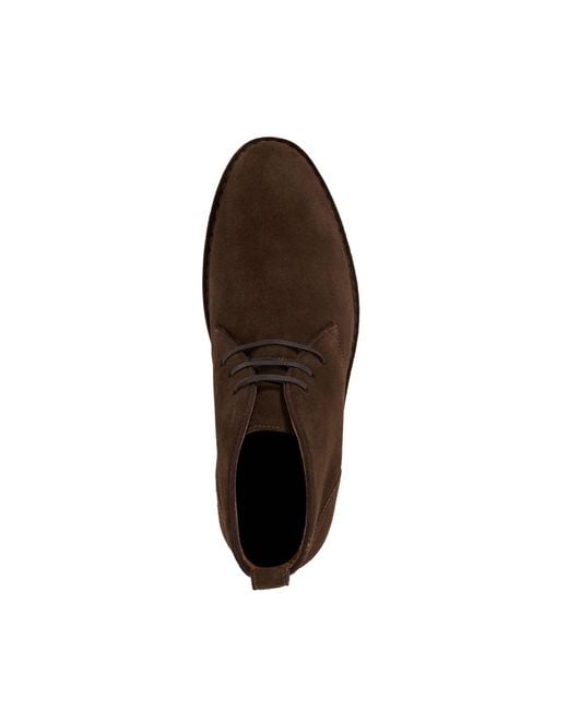 Dune Brown Cashed Casual Chukka Boots for men