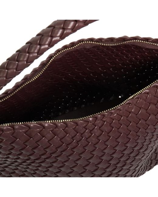 Dune Brown Deliberate M Woven Shoulder Bag
