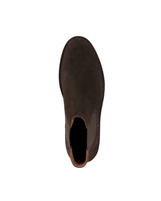 Dune Brown Cashy Slip-On Chelsea Boots for men