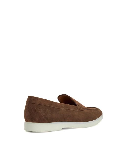 Dune Brown Boltman Suede Casual Loafers for men