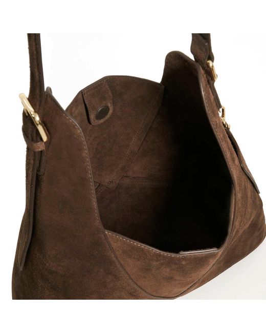 Dune Brown Dearest Suede Tote