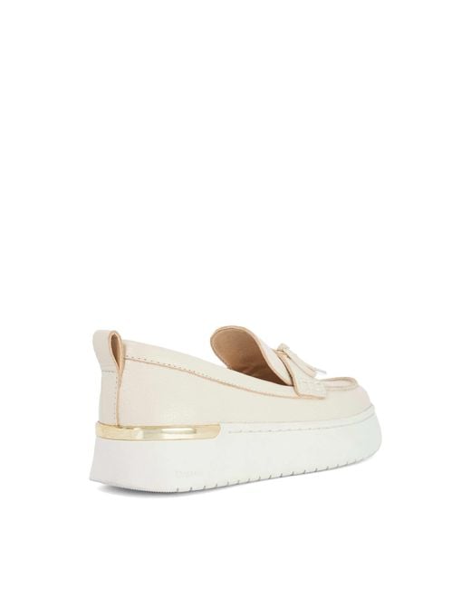 Dune Natural Glide Flatform Casual Loafer