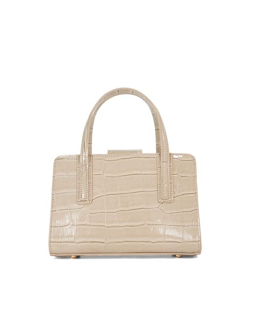 Dune Natural Dinkydenbey Small Top Handle Tote