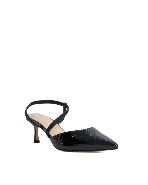 Dune Black Charming Embellished Court Shoes