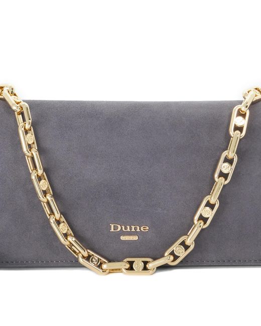 Dune Gray Bemuse Multi-Strap Shoulder Bag