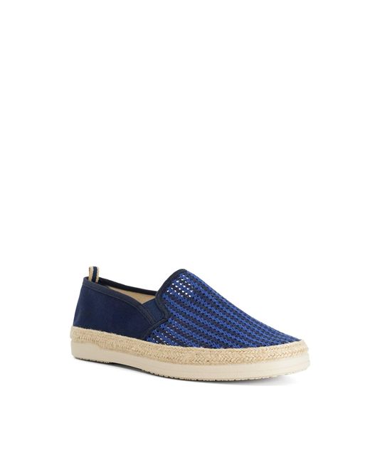 Dune Blue Fishing Woven Trim Espadrilles for men