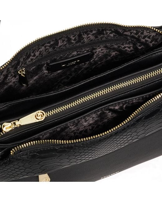 Dune Black Drive Chain Strap Shoulder Bag