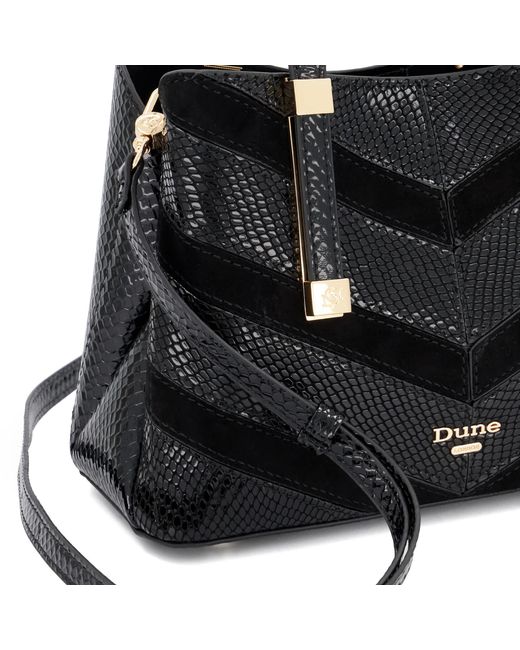 Dune Black Dinkydorry Textured Tote Bag
