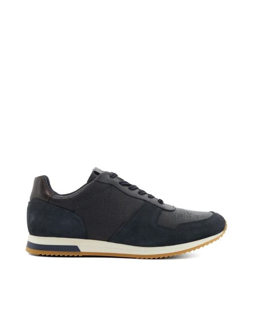 Dune Blue Wf Trusting Lace-Up Low-Top Trainers for men