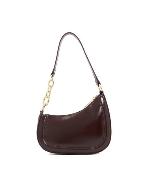 Dune Black Direction Chain Detail Shoulder Bag