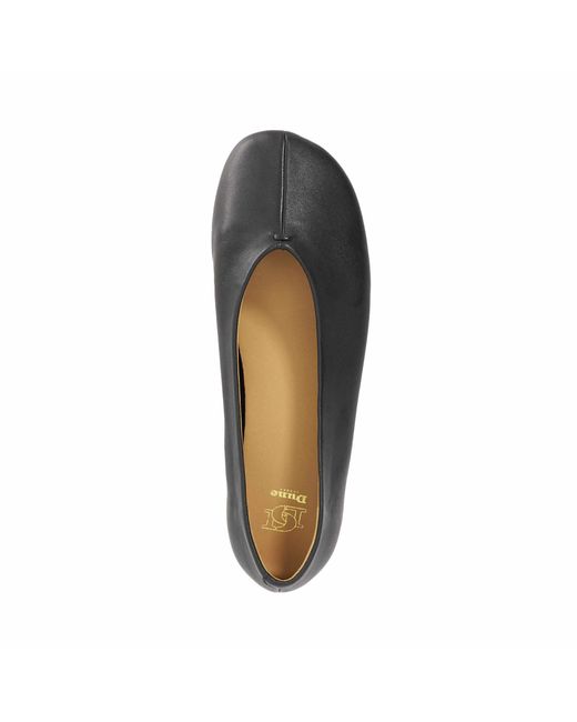 Dune Blue Highcut Ballet Flats