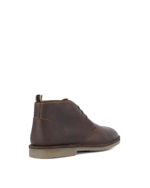 Dune Brown Cashed Casual Chukka Boots for men
