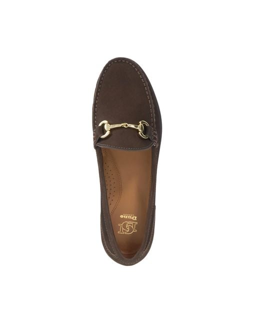 Dune Brown Glena Hardware-Detail Loafers