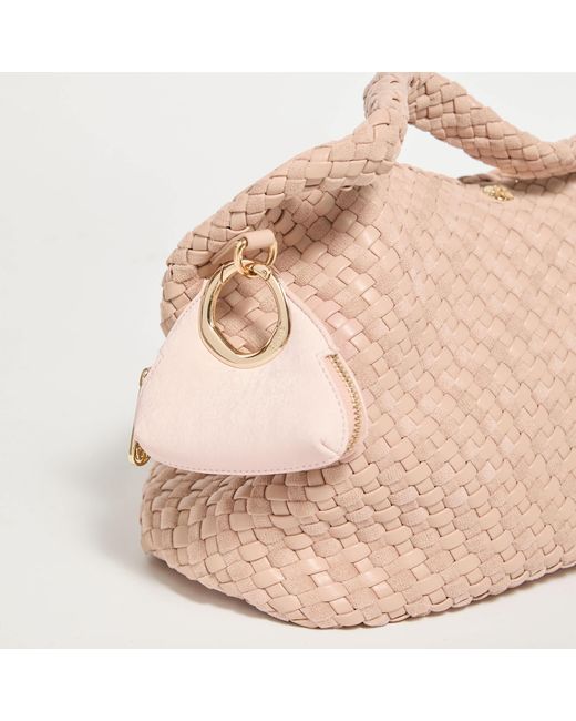 Dune Pink Spend Circular Clip Bag Charm