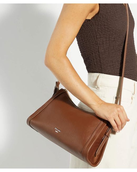 Dune Brown Declare Shoulder Bag