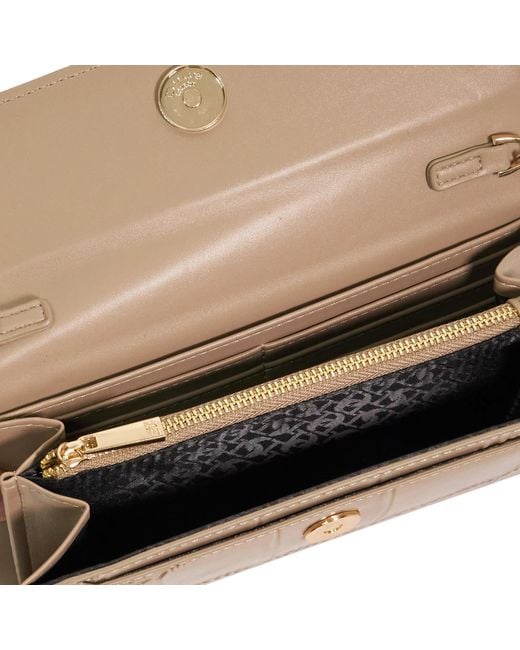 Dune Natural Showmance Chain Handle Turn Lock Bag